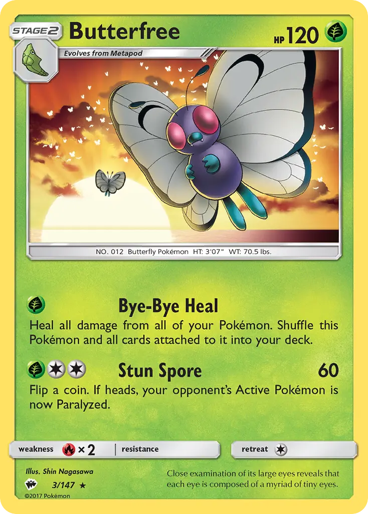 Butterfree - Burning Shadows 003/147 (Regular)