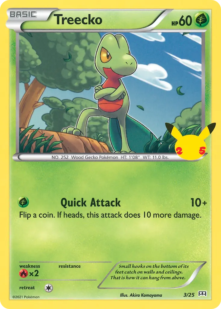 Treecko - McDonald's Collection 2021 003/025 (Regular)