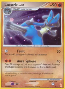 Lucario - DP Trainer Kit - Lucario 003/011 (Holo)