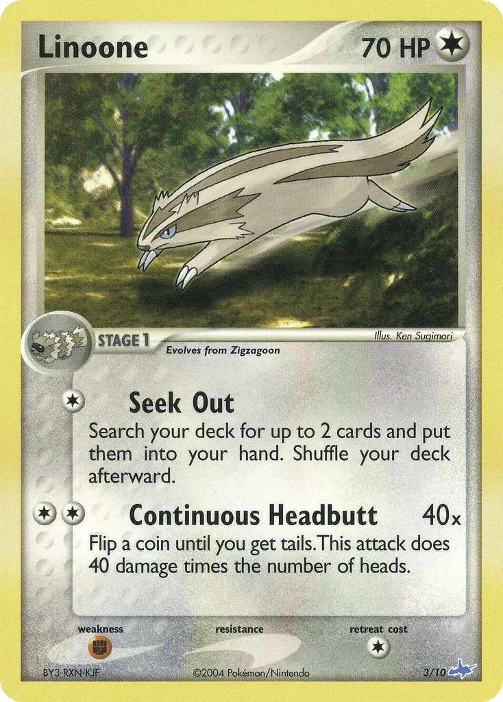 Linoone - EX Trainer Kit Latios 003/010 (Regular)