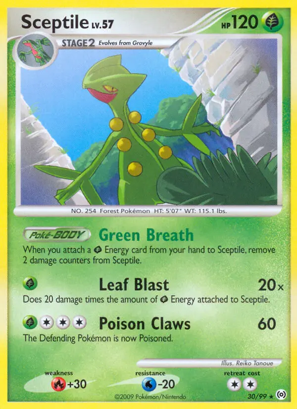 Sceptile - Arceus 030/099 (Reverse Holo)
