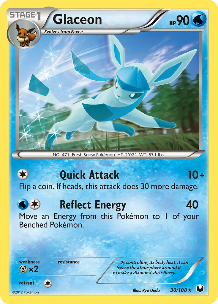 Glaceon - Dark Explorers 030/108 (Regular)