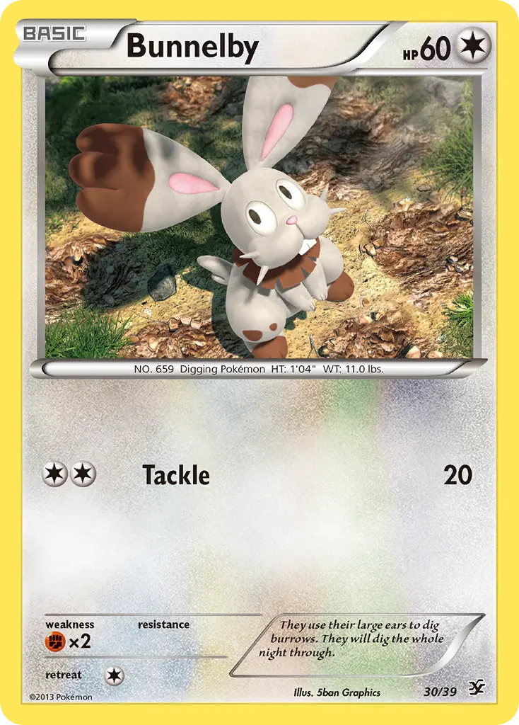 Bunnelby - Kalos Starter Set 030/039 (Regular)