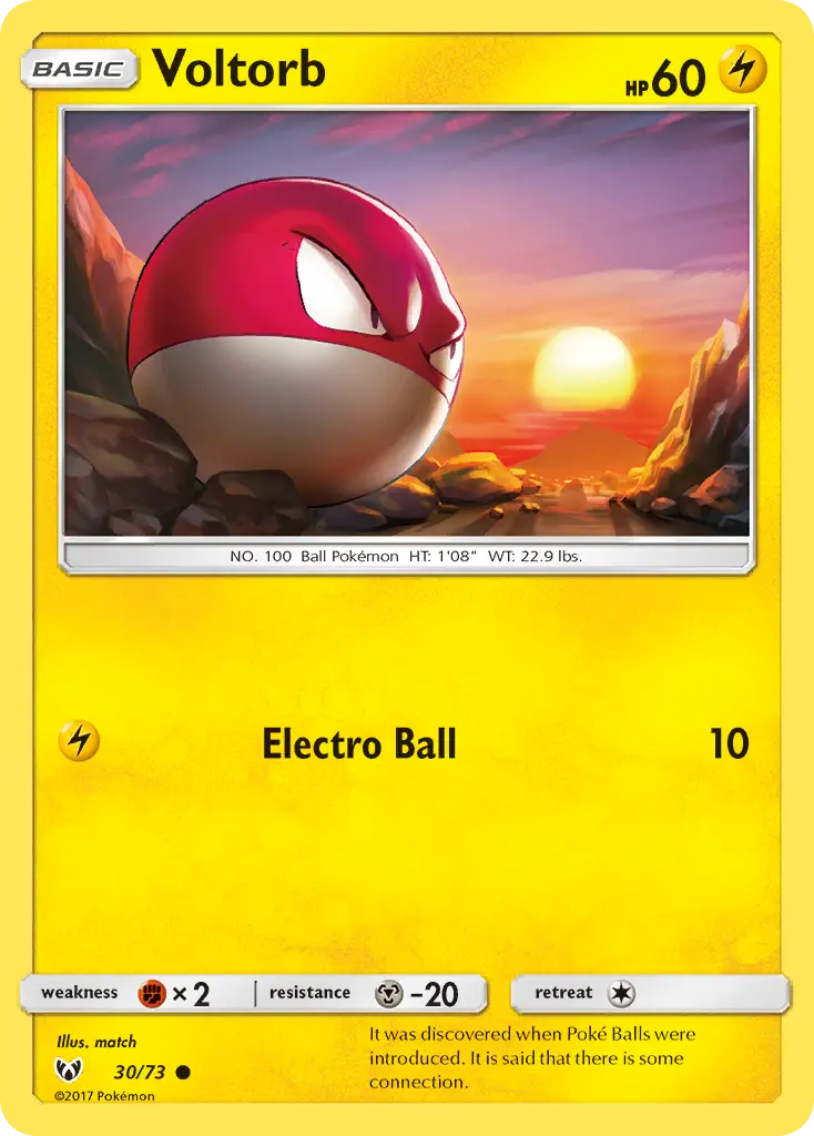 Voltorb - Shining Legends 030/073 (Regular)