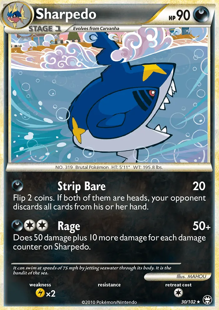 Sharpedo - Triumphant 030/102