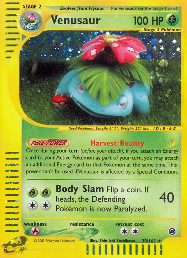 Venusaur - Expedition Base Set 030/165 (Reverse Holo)