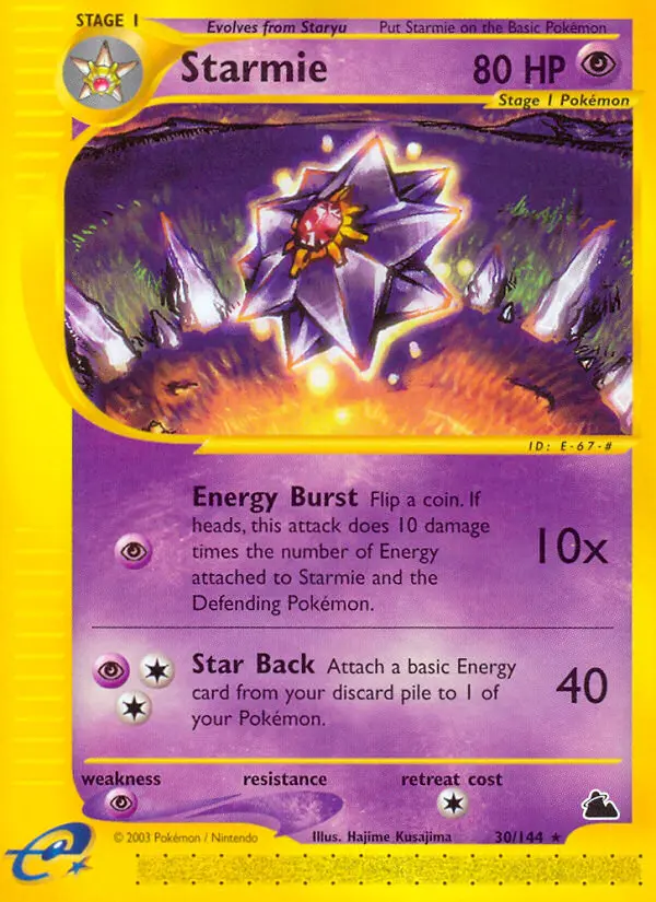 Starmie - Skyridge 030/144 (Reverse Holo)