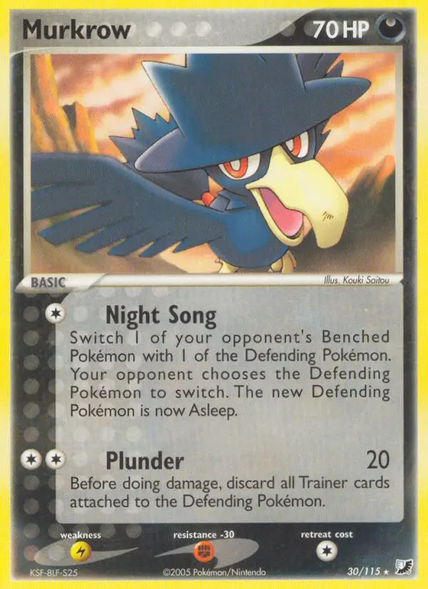 Murkrow - Unseen Forces 030/115 (Reverse Holo)