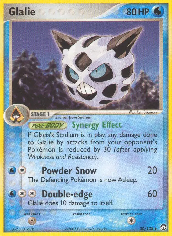 Glalie - Power Keepers 030/108 (Reverse Holo)