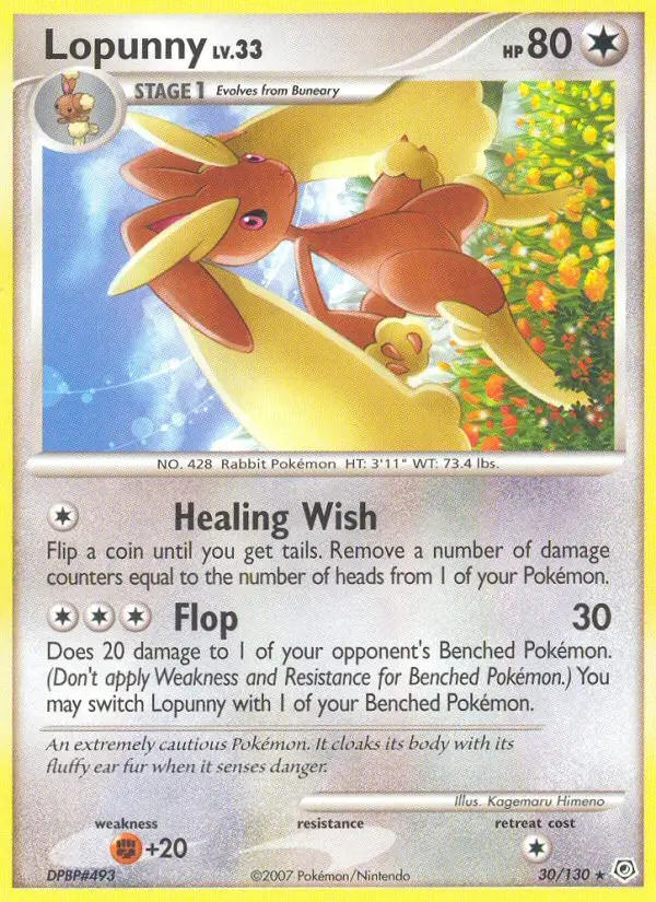 Lopunny - Diamond & Pearl 030/130 (Regular)