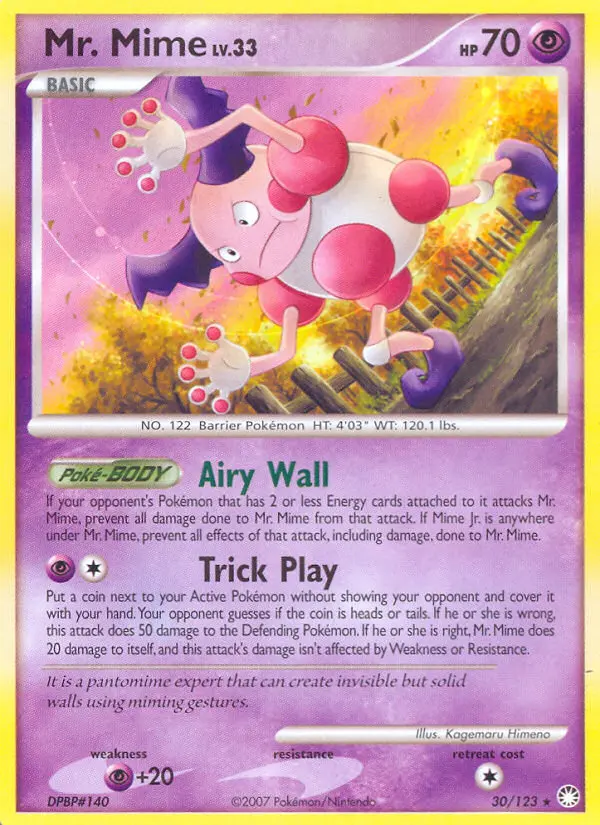 Mr. Mime - Mysterious Treasures 030/123 (Regular)