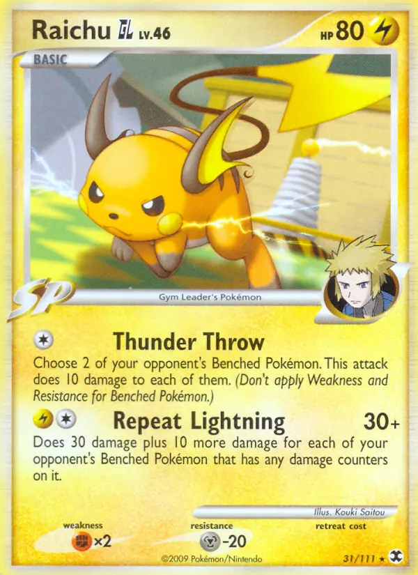 Raichu GL - Rising Rivals 031/111 (Regular)