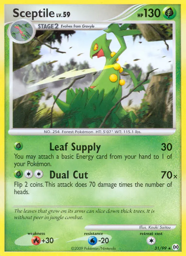 Sceptile - Arceus 031/099 (Reverse Holo)