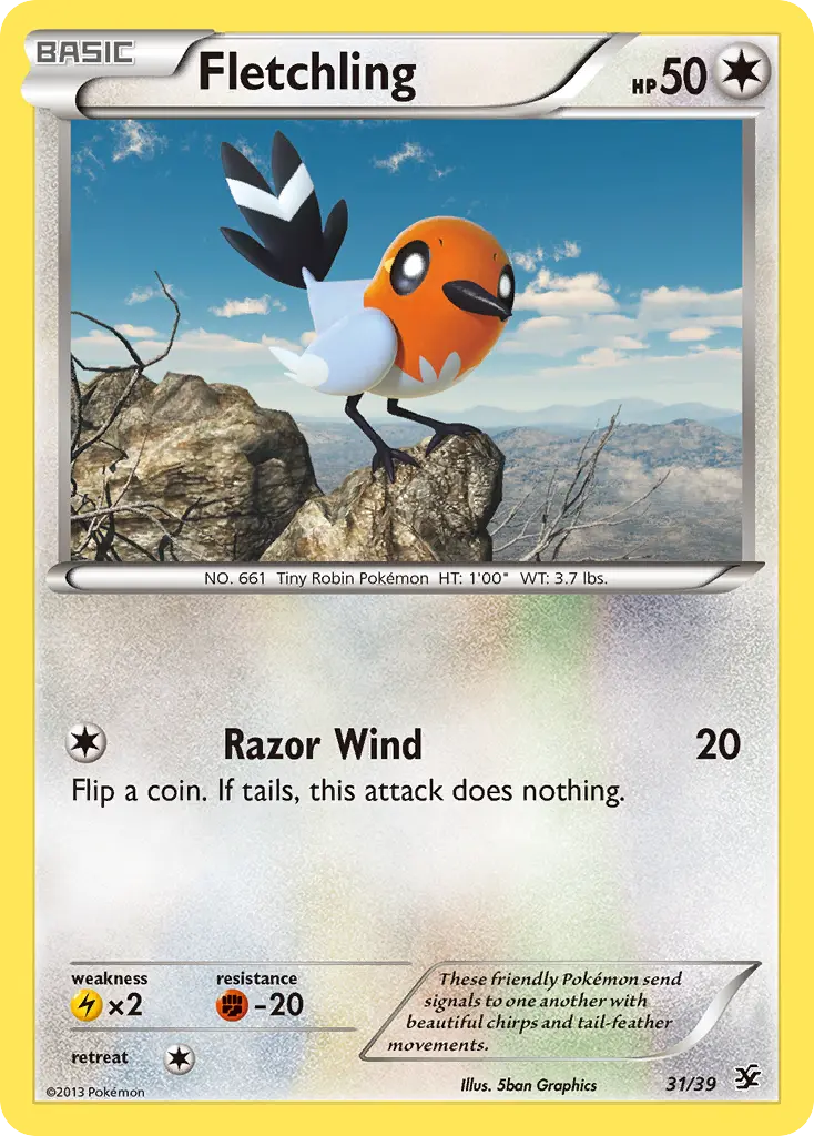 Fletchling - Kalos Starter Set 031/039 (Regular)