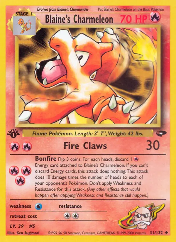 Blaine's Charmeleon - Gym Challenge 031/132 (Regular)