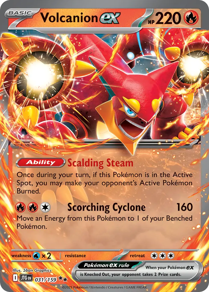 Volcanion ex - Journey Together 031/159 (Holo)