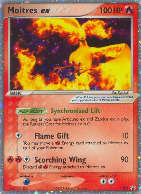 Moltres ex - Nintendo Black Star Promos 031/040 (Holo)