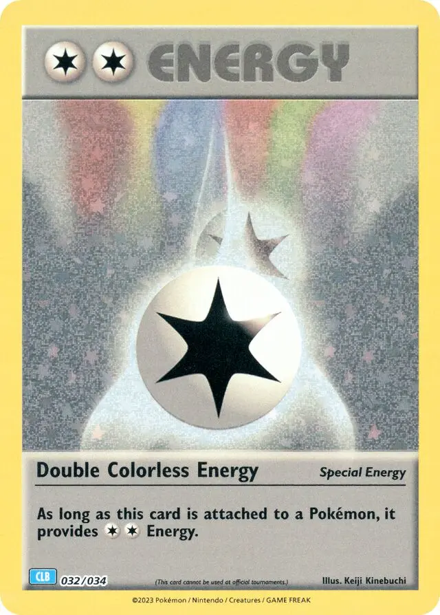 Double Colorless Energy - Blastoise & Suicune ex 032/034 (Holo)