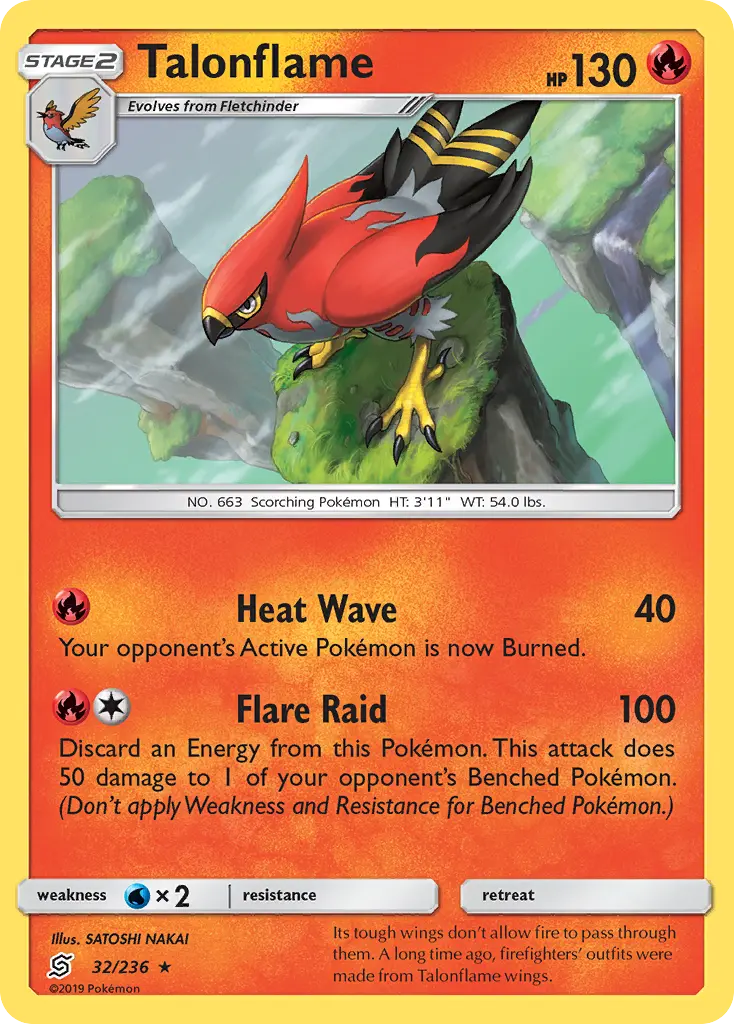 Talonflame - Unified Minds 032/236 (Regular)