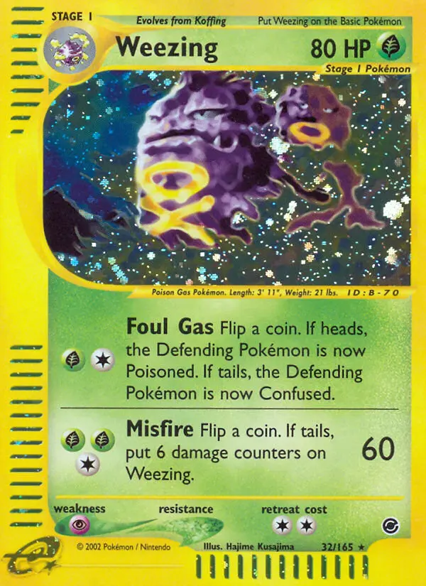 Weezing - Expedition Base Set 032/165 (Holo)
