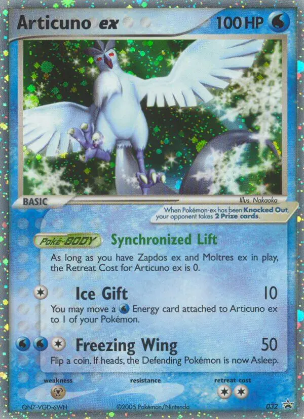 Articuno ex - Nintendo Black Star Promos 032/040 (Holo)
