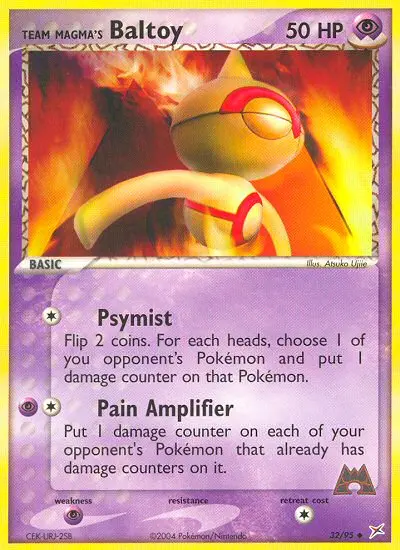 Team Magma's Baltoy - Team Magma vs Team Aqua 032/095 (Regular)