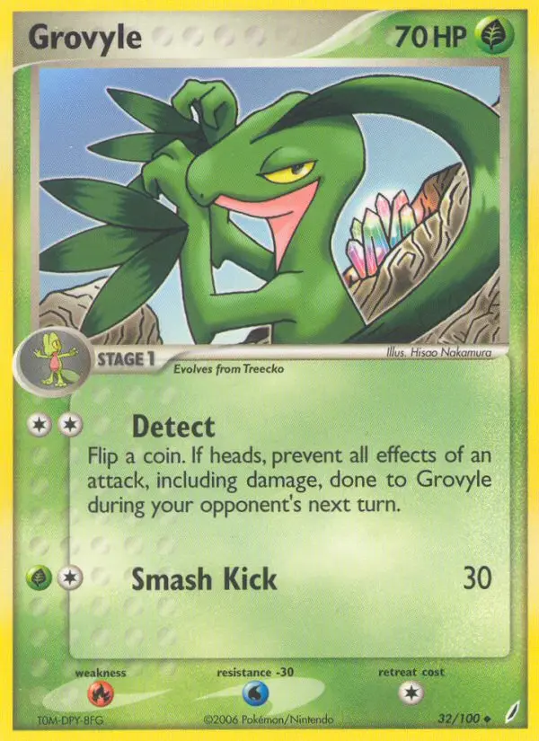 Grovyle - Crystal Guardians 032/100 (Regular)