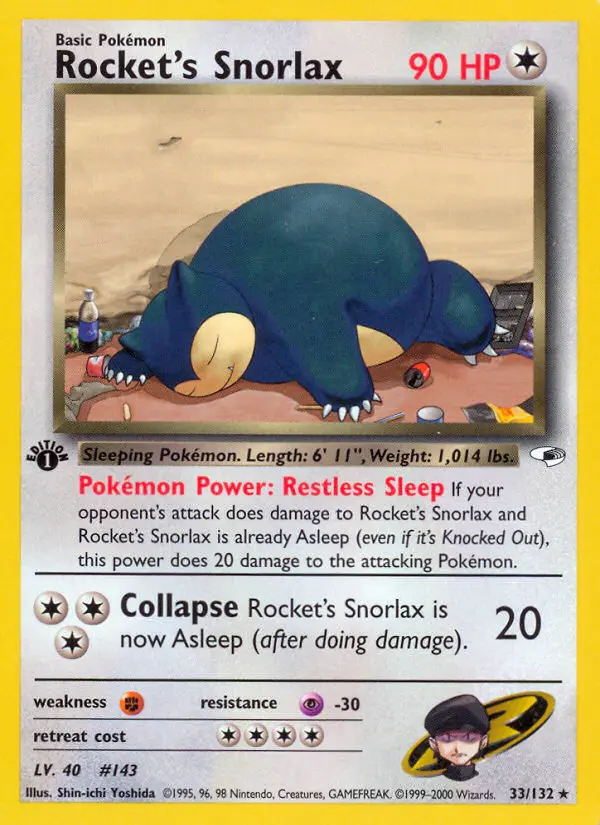 Rocket's Snorlax - Gym Heroes 033/132 (Regular)
