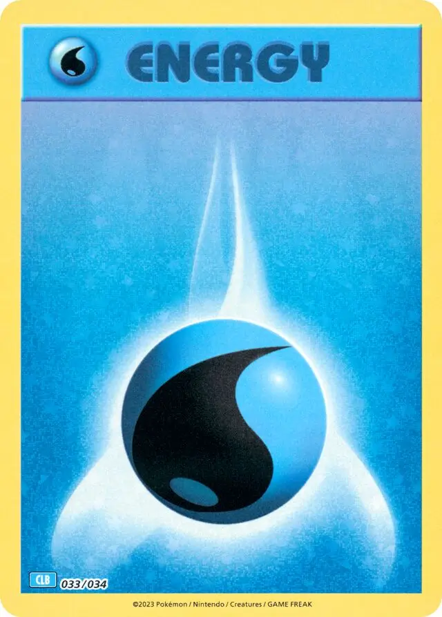 Water Energy - Blastoise & Suicune ex 033/034 (Holo)