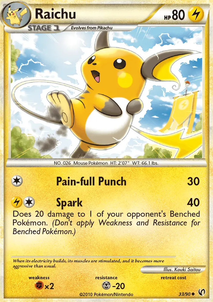 Raichu - Undaunted 033/090