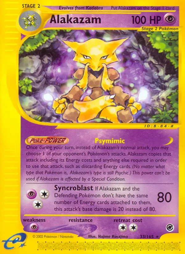 Alakazam - Expedition Base Set 033/165 (Regular)