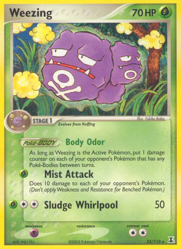 Weezing - Delta Species 033/113 (Regular)