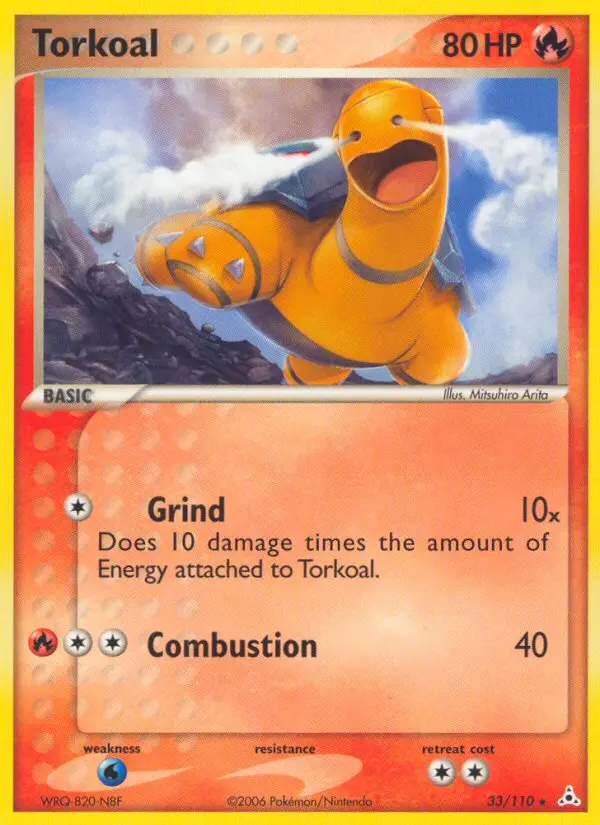 Torkoal - Holon Phantoms 033/110 (Reverse Holo)