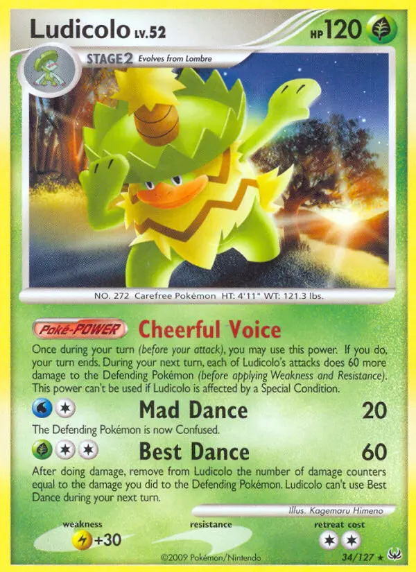 Ludicolo - Platinum 034/127 (Reverse Holo)