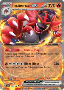 Incineroar ex - Temporal Forces 034/162 (Holo)