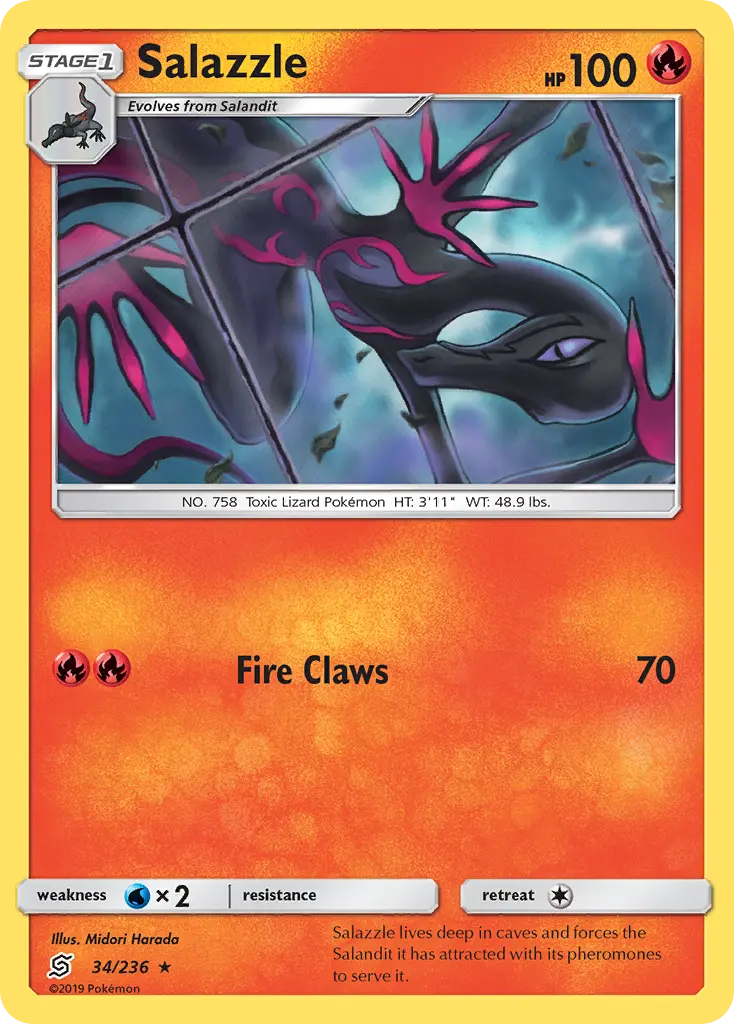 Salazzle - Unified Minds 034/236 (Battle Academy)