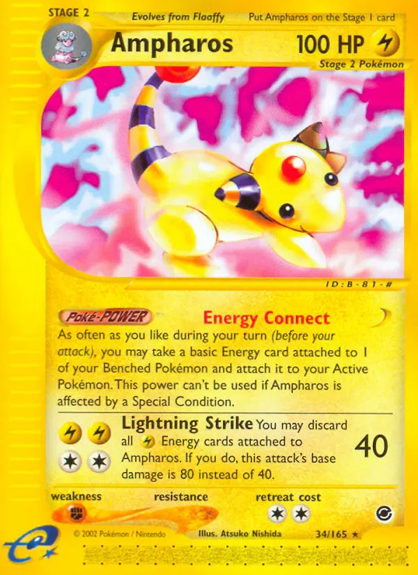 Ampharos - Expedition Base Set 034/165 (Regular)