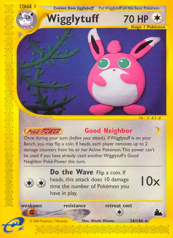 Wigglytuff - Skyridge 034/144 (Reverse Holo)