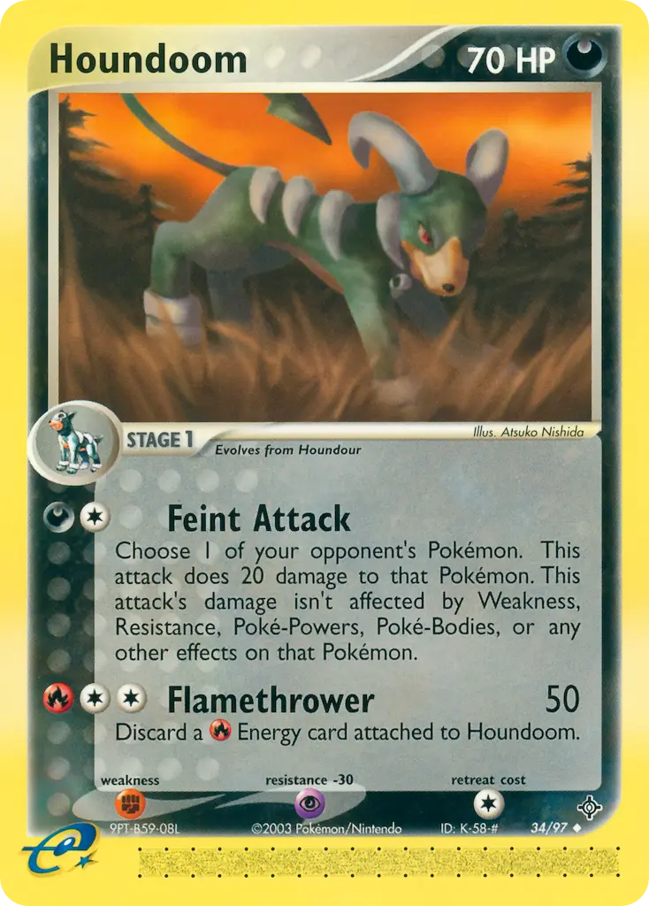 Houndoom - Dragon 034/097 (Regular)