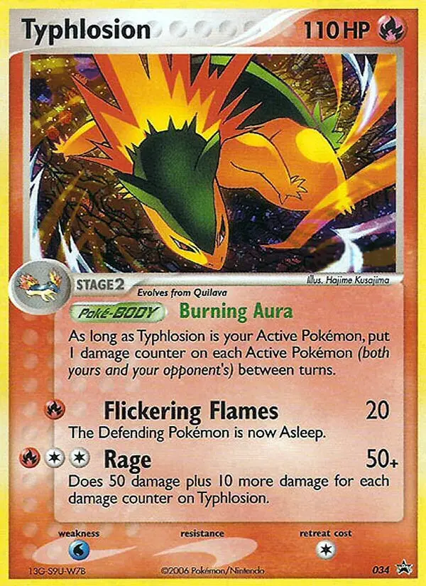 Typhlosion - Nintendo Black Star Promos 034/040 (Holo)