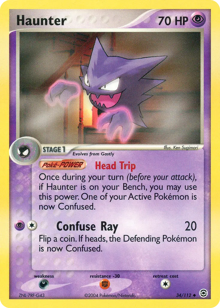 Haunter - FireRed & LeafGreen 034/112 (Regular)