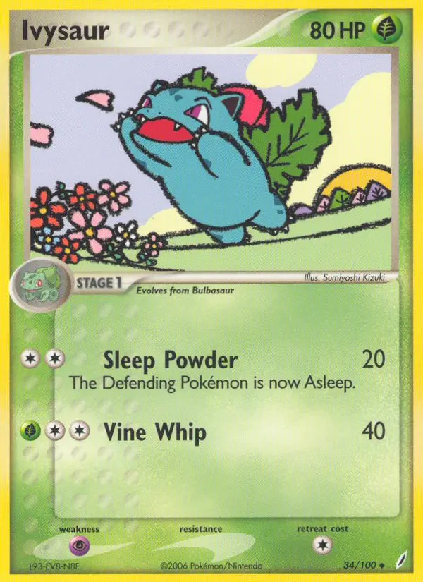 Ivysaur - Crystal Guardians 034/100 (Regular)