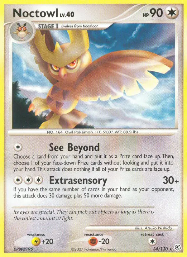 Noctowl - Diamond & Pearl 034/130 (Regular)