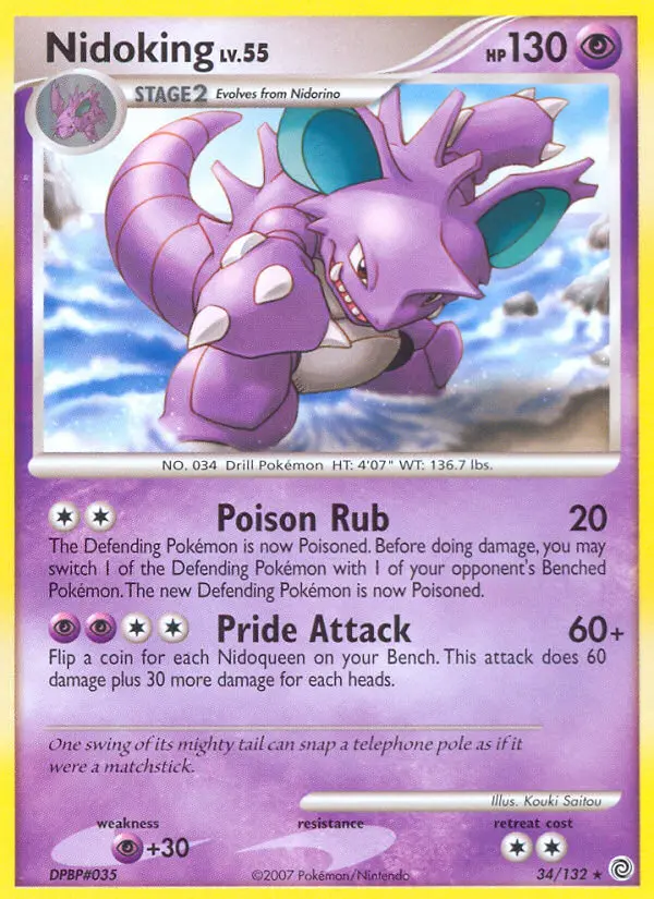 Nidoking - Secret Wonders 034/132 (Regular)