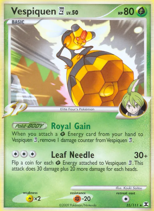 Vespiquen E4 - Rising Rivals 035/111 (Reverse Holo)