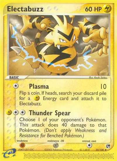 Electabuzz - Sandstorm 035/100 (Regular)