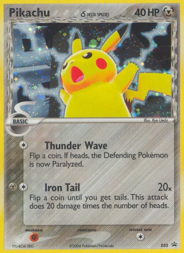 Pikachu δ - Nintendo Black Star Promos 035/040 (Holo)