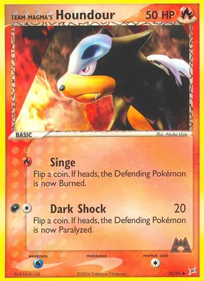 Team Magma's Houndour - Team Magma vs Team Aqua 035/095 (Regular)
