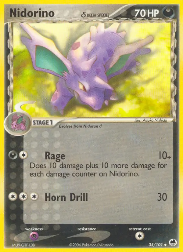Nidorino δ - Dragon Frontiers 035/101 (Regular)