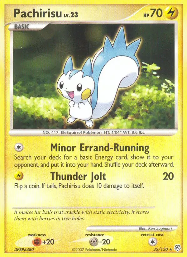 Pachirisu - Diamond & Pearl 035/130 (Regular)